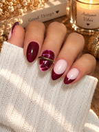 Burgundy - Amande courte
