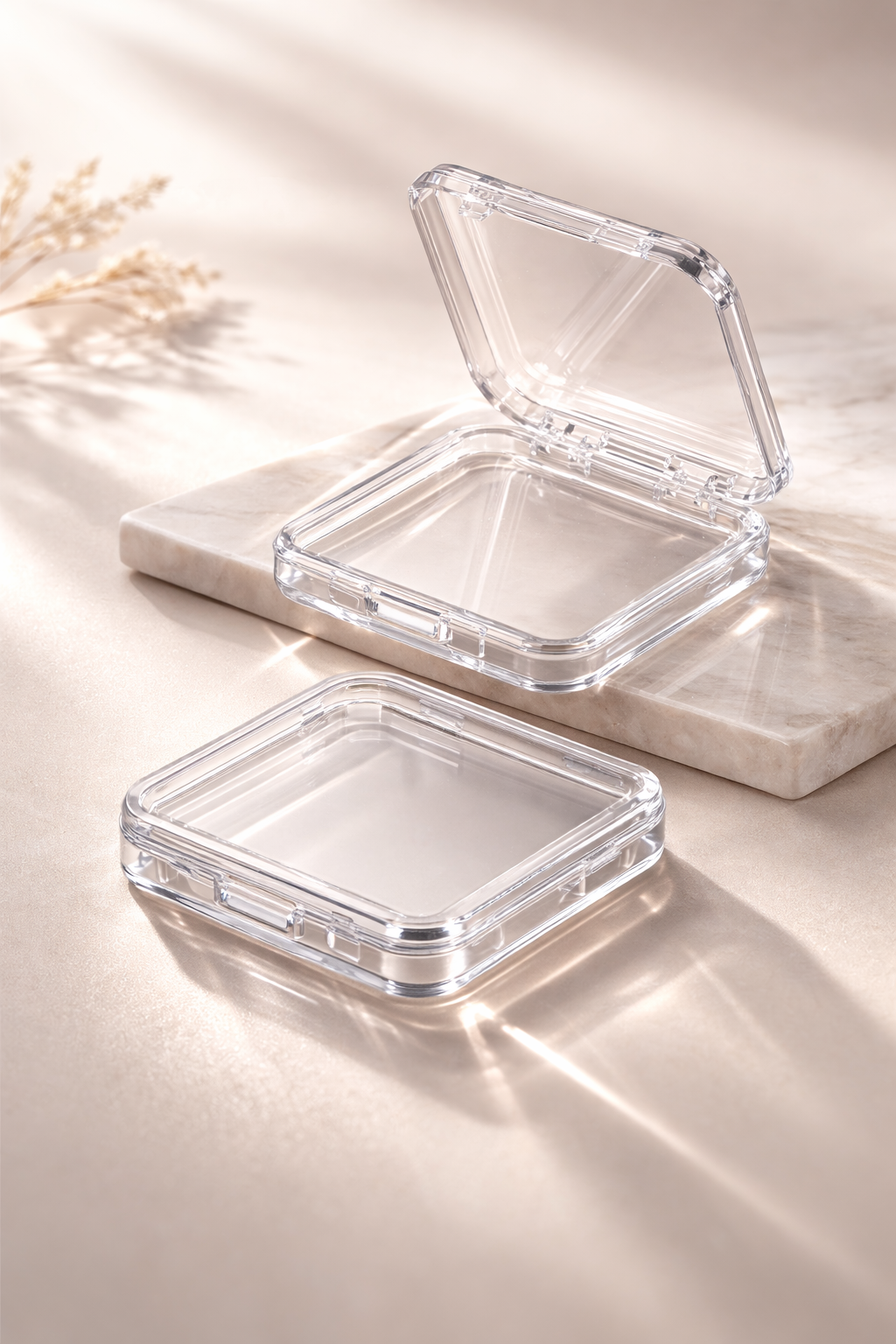 Boîte transparente pour Press-On Nails