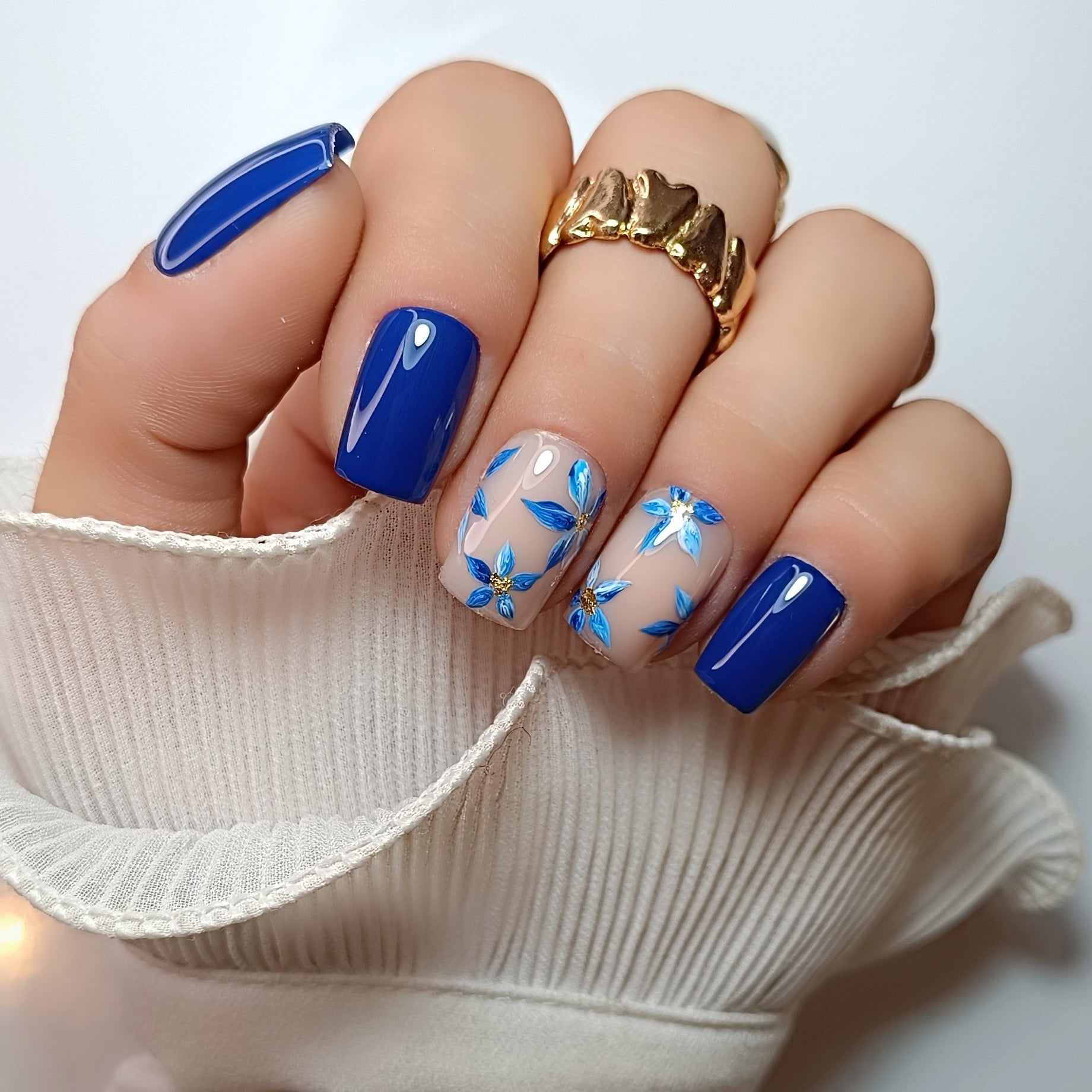 Flower blue