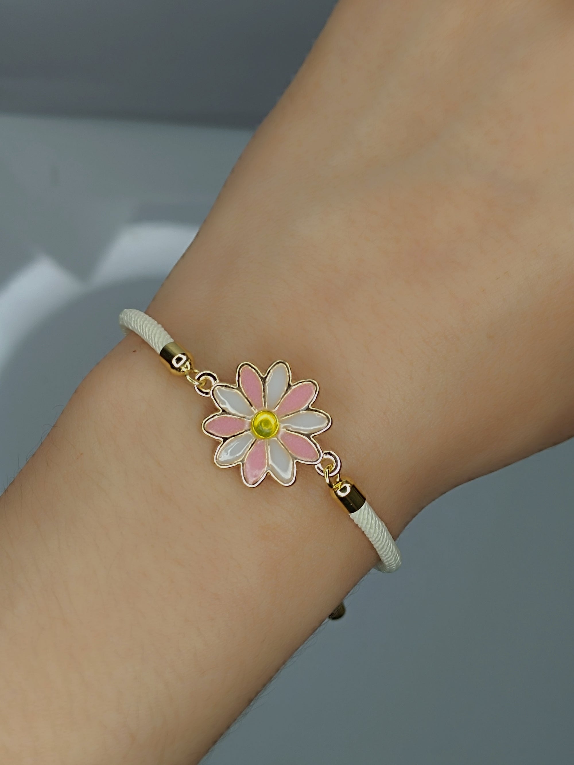 Bracelet Flower Pink
