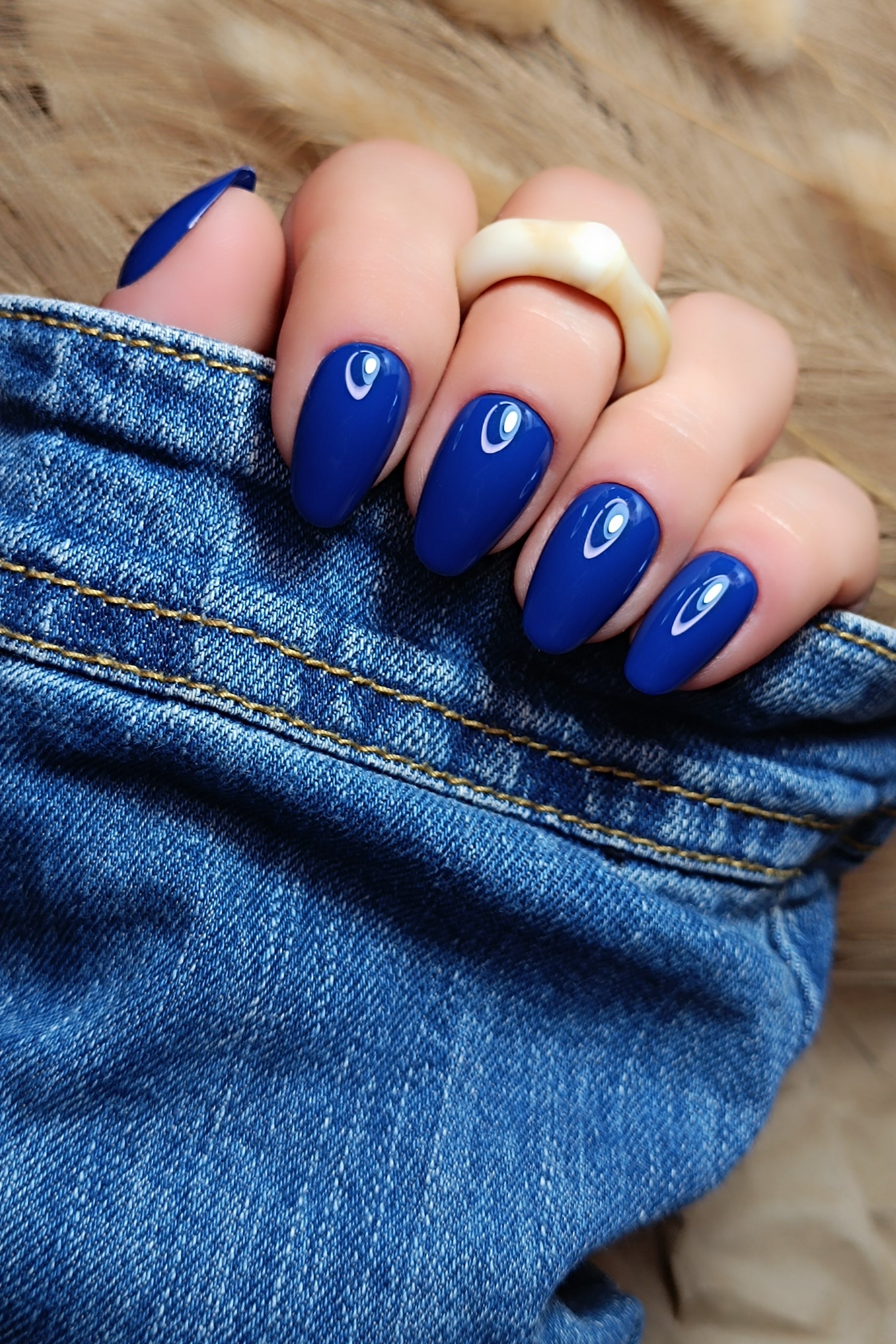 Bleu intense - Glossy ou mat