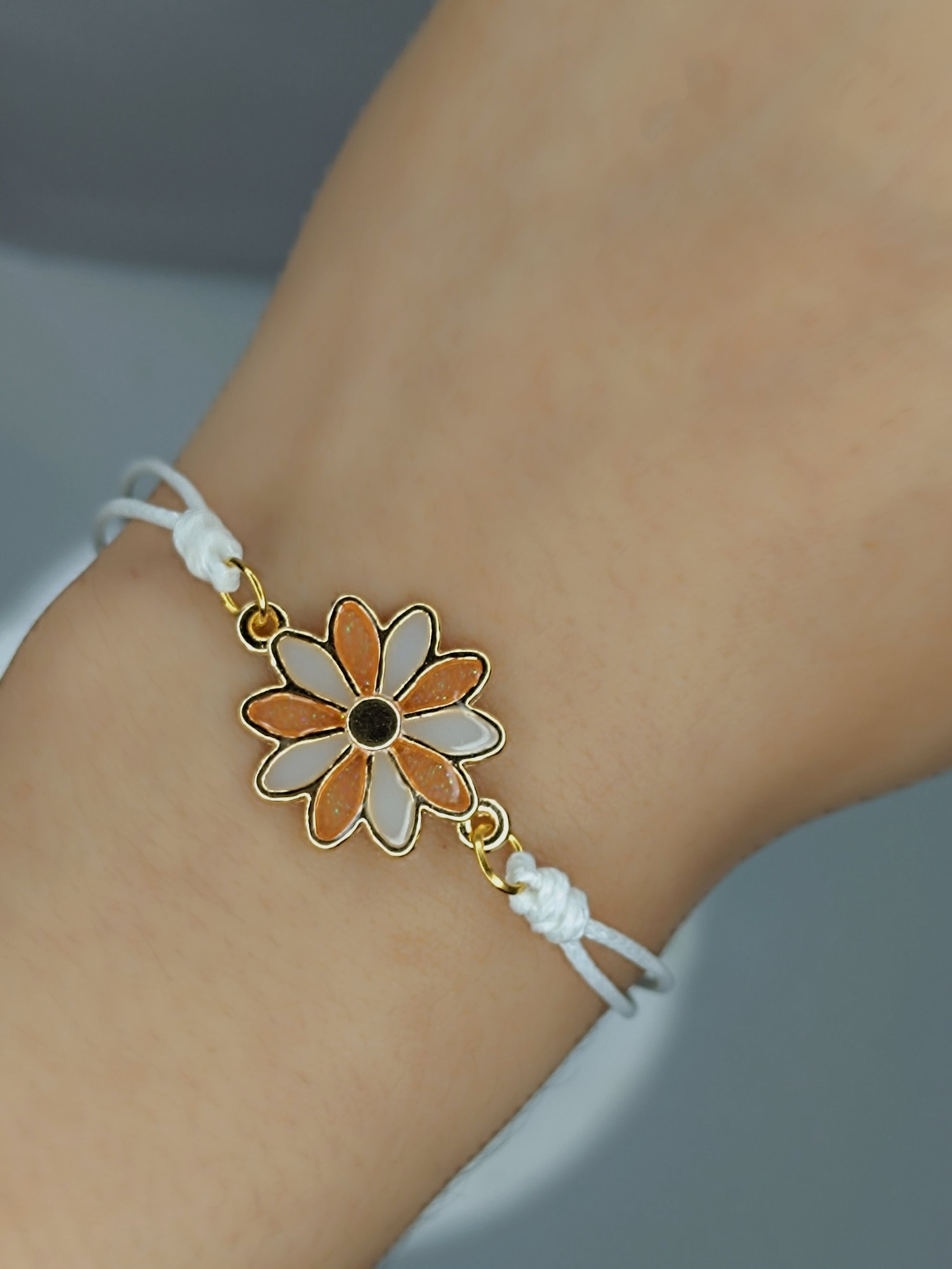 Bracelet Flower Orange