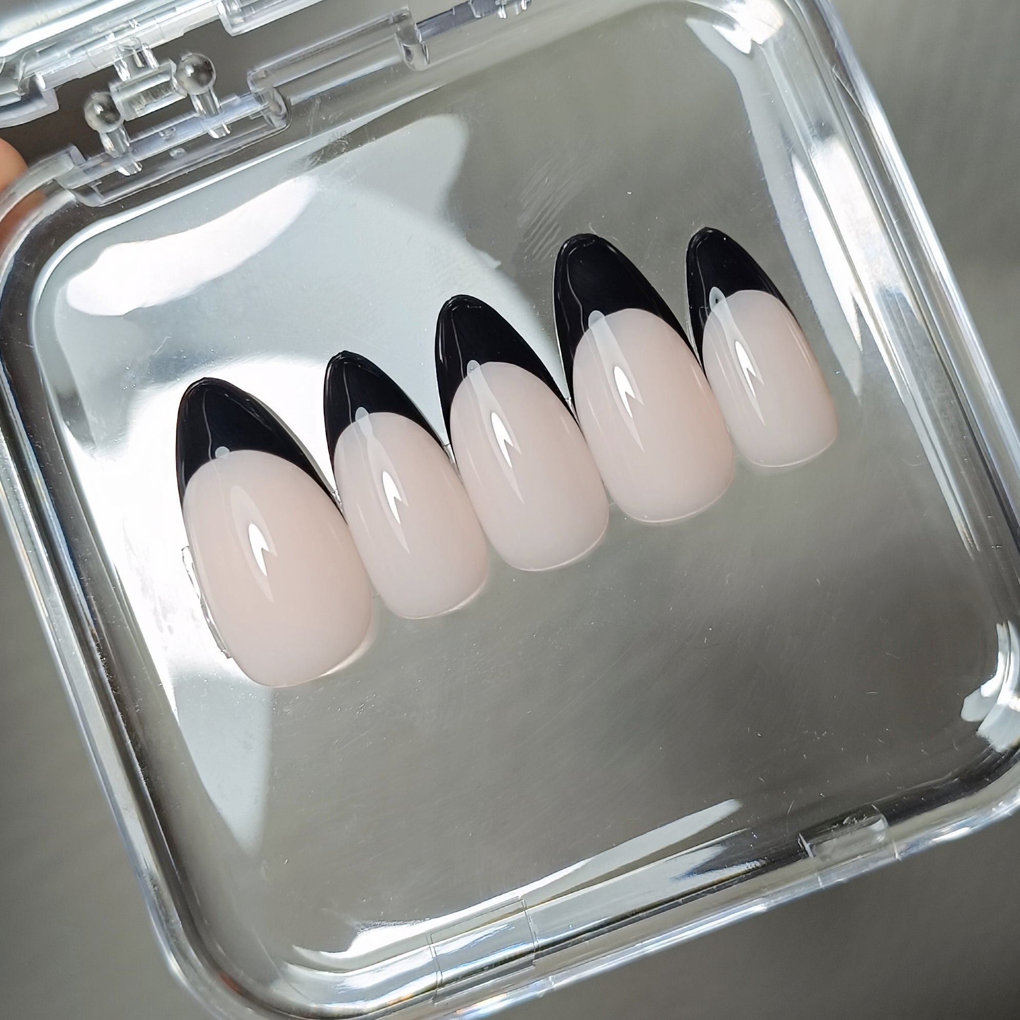 French black base chair