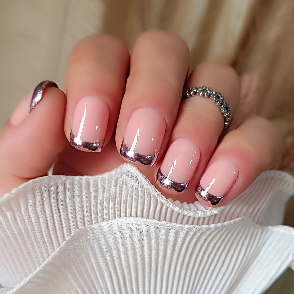 Golden pink french 🍁