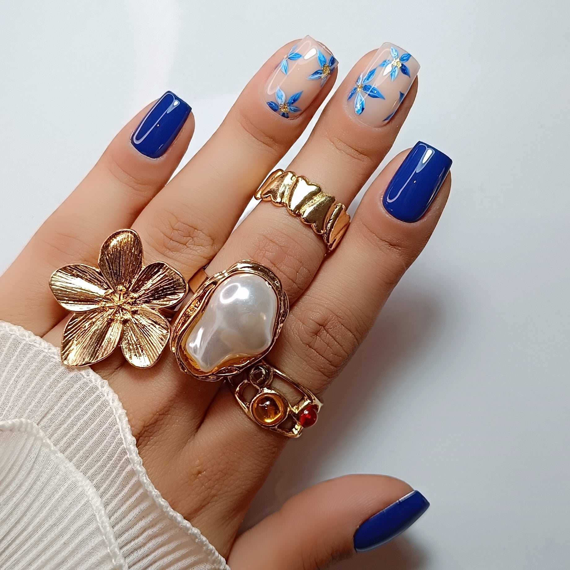 Flower blue